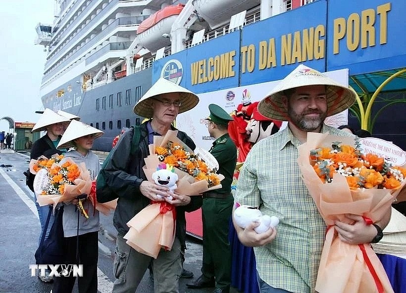 International visitors arrive at Da Nang Port (Photo: VNA) International visitors arrive at Da Nang Port (Photo: VNA)