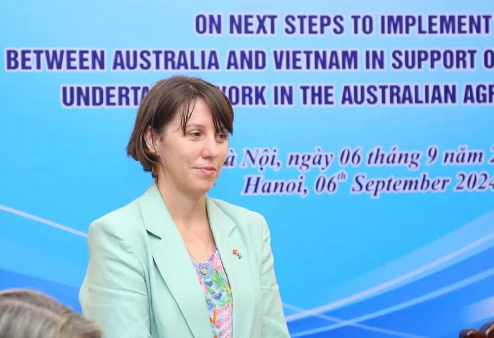 Charge d'Affaires of the Australian Embassy in Vietnam Renee DesChamps. (Photo: DB) Charge d'Affaires of the Australian Embassy in Vietnam Renee DesChamps. (Photo: DB)