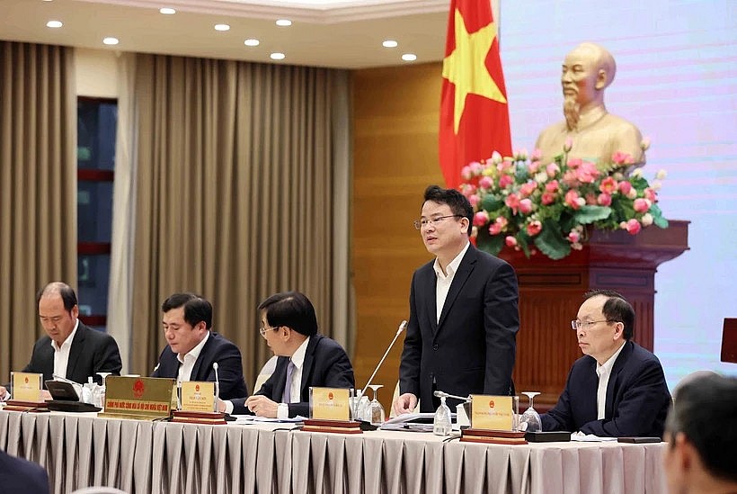Deputy Minister of Planning and Investment Tran Quoc Phuong speaks at the press conference (Photo: VNA) Deputy Minister of Planning and Investment Tran Quoc Phuong speaks at the press conference (Photo: VNA)