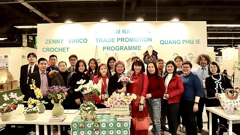 Sixty-five Vietnamese companies are displaying their products at Ambiente 2025. (Photo: VNA) Sixty-five Vietnamese companies are displaying their products at Ambiente 2025. (Photo: VNA)