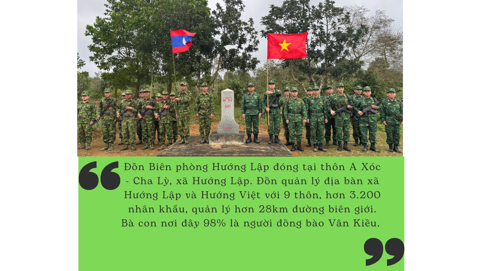 Điểm tựa nơi biên giới Việt - Lào Điểm tựa nơi biên giới Việt - Lào