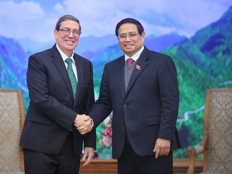Thủ tướng Phạm Minh Chính tiếp Bộ trưởng Ngoại giao Cuba Thủ tướng Phạm Minh Chính tiếp Bộ trưởng Ngoại giao Cuba