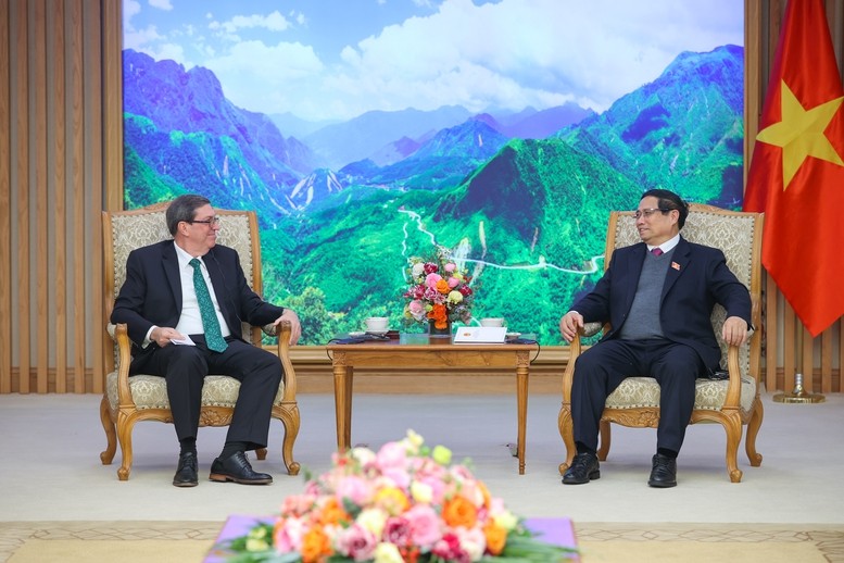 Thủ tướng Phạm Minh Chính tiếp Bộ trưởng Ngoại giao Cuba Thủ tướng Phạm Minh Chính tiếp Bộ trưởng Ngoại giao Cuba