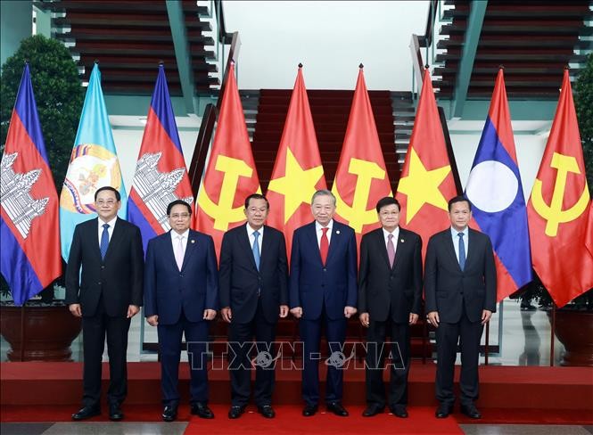 Tăng cường đoàn kết, gia tăng hiệu quả hợp tác, kết nối Việt Nam - Lào - Campuchia Tăng cường đoàn kết, gia tăng hiệu quả hợp tác, kết nối Việt Nam - Lào - Campuchia