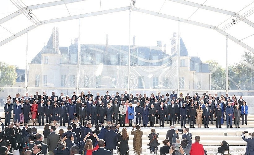 On the afternoon of October 4, 2024 (local time), at the Villers-Cotterêts Castle in France, Party General Secretary and State President To Lam attends the plenary session of the 19th Francophonie Summit. (Photo: VNA) On the afternoon of October 4, 2024 (local time), at the Villers-Cotterêts Castle in France, Party General Secretary and State President To Lam attends the plenary session of the 19th Francophonie Summit. (Photo: VNA)
