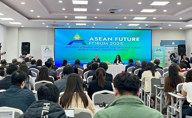 At the press conference on ASEAN Future Forum (AFF) 2025 held in Hanoi on February 13. (Photo: VNA) At the press conference on ASEAN Future Forum (AFF) 2025 held in Hanoi on February 13. (Photo: VNA)