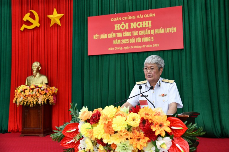 Vùng 5 Hải quân làm tốt công tác chuẩn bị huấn luyện năm 2025 Vùng 5 Hải quân làm tốt công tác chuẩn bị huấn luyện năm 2025