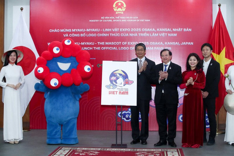 Logo Nhà Triển lãm Việt Nam tại EXPO 2025: Giao thoa văn hóa Việt – Nhật Logo Nhà Triển lãm Việt Nam tại EXPO 2025: Giao thoa văn hóa Việt – Nhật