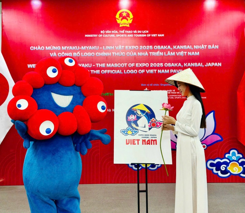 Logo Nhà Triển lãm Việt Nam tại EXPO 2025: Giao thoa văn hóa Việt – Nhật Logo Nhà Triển lãm Việt Nam tại EXPO 2025: Giao thoa văn hóa Việt – Nhật