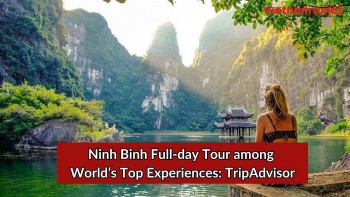 Ninh Binh Full-day Tour among  World’s Top Experiences: TripAdvisor