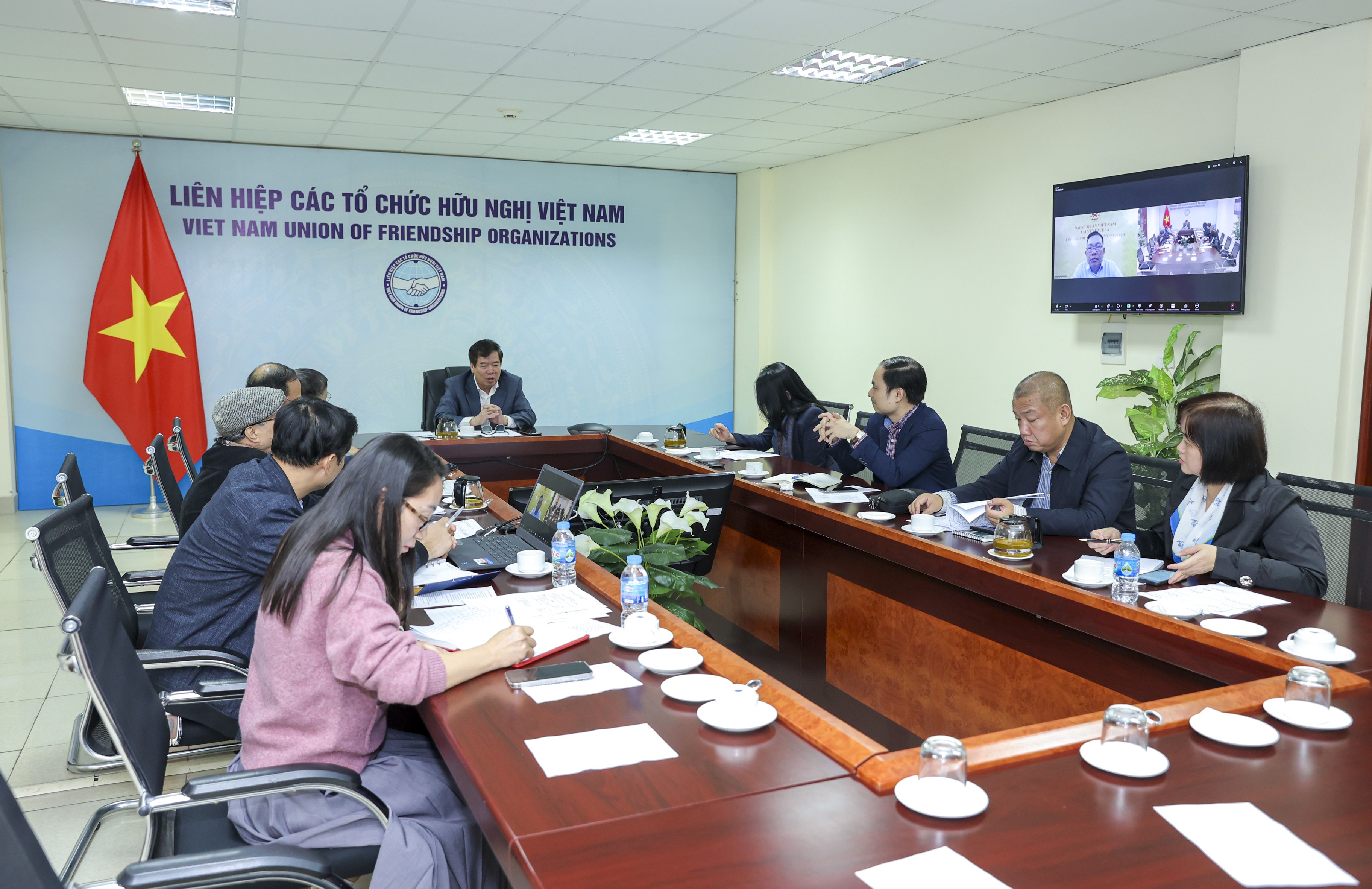 Hội hữu nghị Việt Nam - Venezuela sẽ thúc đẩy tuyên truyền về quan hệ hai nước trong năm 2025 Tiếp tục duy trì, đẩy mạnh hơn nữa các hoạt động tuyên truyền về quan hệ Việt Nam - Venezuela
