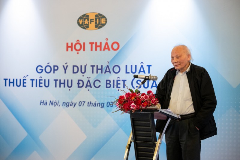 GS.TSKH Nguyễn Mại - Chủ tịch Hiệp hội VAFIE. GS.TSKH Nguyễn Mại - Chủ tịch Hiệp hội VAFIE.