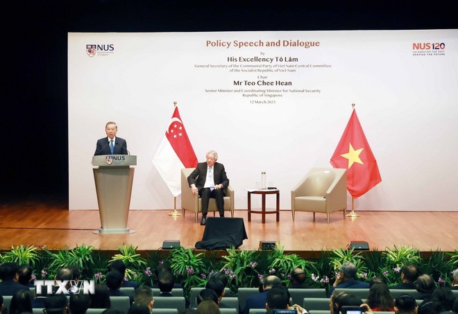Tổng Bí thư Tô Lâm chia sẻ 3 nội dung tại Trường Chính sách công Lý Quang Diệu Tổng Bí thư Tô Lâm chia sẻ 3 nội dung tại Trường Chính sách công Lý Quang Diệu