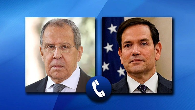 Ngoại trưởng Nga Sergei Lavrov (trái) và người đồng cấp Mỹ Marco Rubio điện đàm. (Ảnh: Bộ Ngoại giao Nga) Ngoại trưởng Nga Sergei Lavrov (trái) và người đồng cấp Mỹ Marco Rubio điện đàm. (Ảnh: Bộ Ngoại giao Nga)