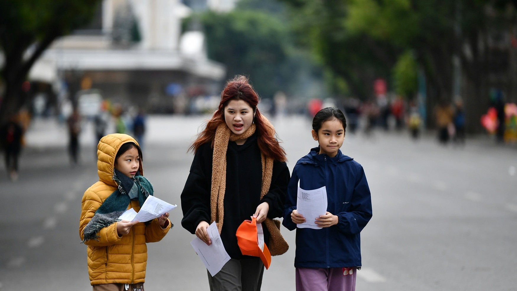 Hà Nội trời rét, không mưa. (Ảnh minh họa: VietNamNet)