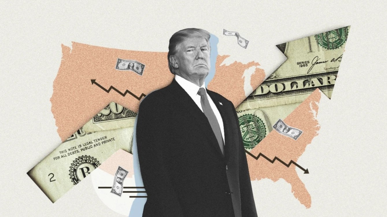 Nhiều ý kiến cho rằng cuộc chiến thuế quan của Tổng thống Trump thúc đẩy nhiều quốc gia giảm phụ thuộc vào đồng USD. (Ảnh minh họa: KT) Nhiều ý kiến cho rằng cuộc chiến thuế quan của Tổng thống Trump thúc đẩy nhiều quốc gia giảm phụ thuộc vào đồng USD. (Ảnh minh họa: KT)