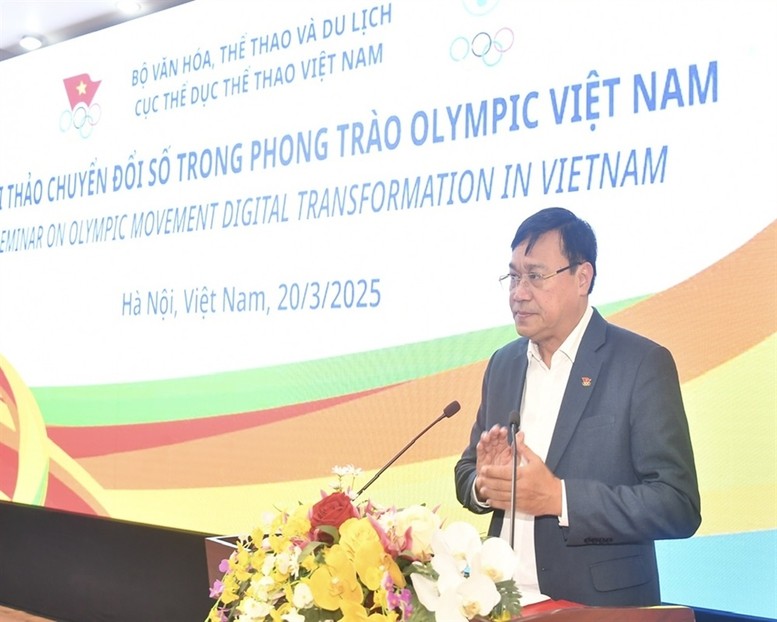 Ứng dụng công nghệ giúp nâng cao chất lượng huấn luyện và thi đấu thể thao Chuyển đổi số - chìa khóa giúp thể thao phát triển mạnh mẽ, bền vững và toàn diện