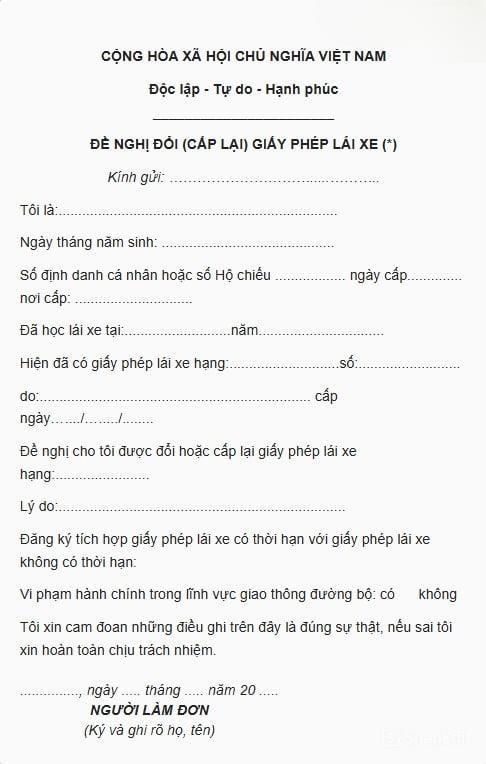 Đổi giấy phép lái xe: Chuẩn bị hồ sơ như thế nào? Đổi giấy phép lái xe: Chuẩn bị hồ sơ như thế nào?