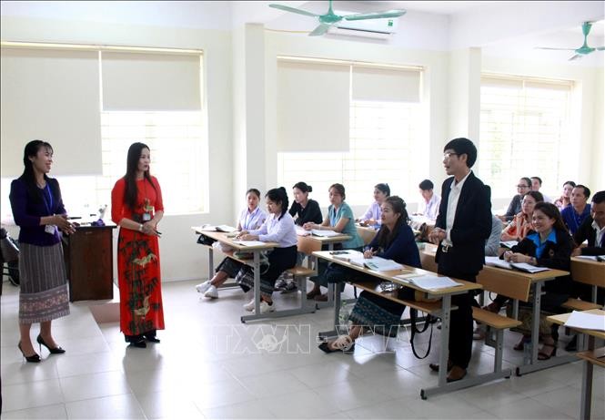 Tạo môi trường thuận lợi giúp lưu học sinh Lào yên tâm học tập Tạo môi trường thuận lợi giúp lưu học sinh Lào yên tâm học tập