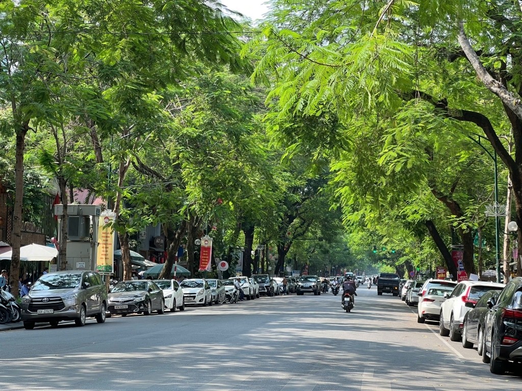 Hà Nội ngày nắng, nhiệt độ cao nhất 31 độ. (Ảnh minh họa: KT)