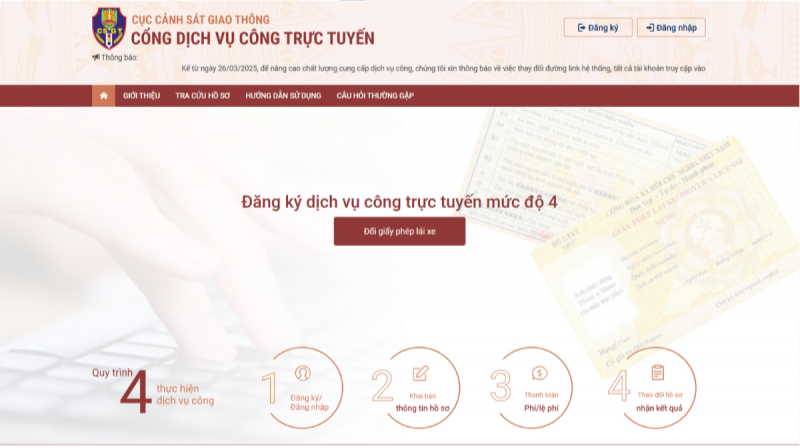 Cách đổi giấy phép lái xe online tại nhà 2025? Cách đổi giấy phép lái xe online tại nhà 2025?