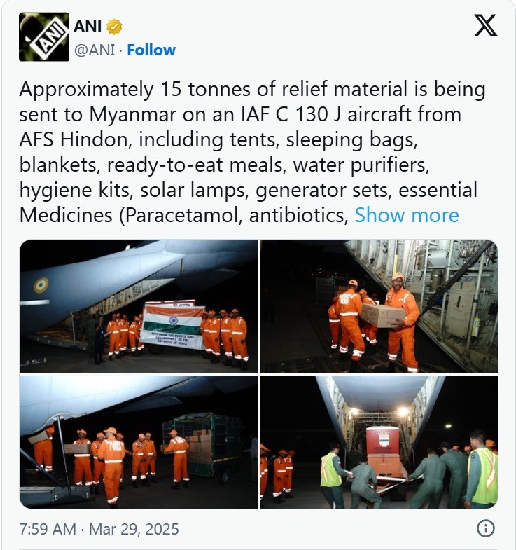 Cộng đồng quốc tế hướng về người dân Myanmar và Thái Lan sau động đất Cộng đồng quốc tế hướng về người dân Myanmar và Thái Lan sau động đất