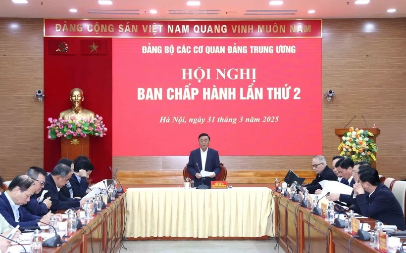 Hội nghị lần thứ 2 Ban Chấp hành Đảng bộ các cơ quan Đảng Trung ương Hội nghị lần thứ 2 Ban Chấp hành Đảng bộ các cơ quan Đảng Trung ương