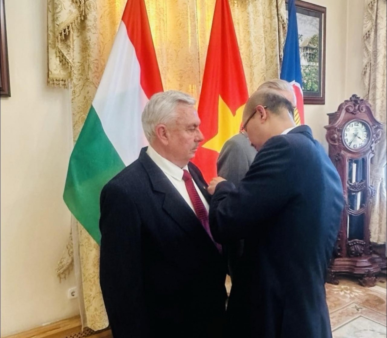 Two Hungarian Friends Received Friendship Medals Two Hungarian Friends Received Friendship Medals