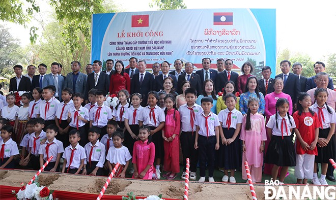 Đà Nẵng hỗ trợ xây dựng Trường Tiểu học và Trung học Hữu nghị tại tỉnh Salavane (Lào) Đà Nẵng hỗ trợ xây dựng Trường Tiểu học và Trung học Hữu nghị tại Lào