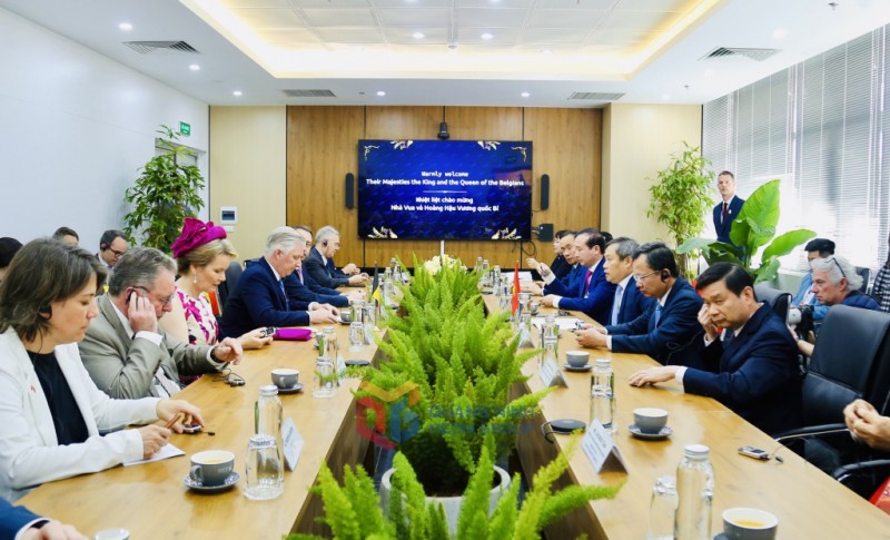 Đồng chí Vũ Đại Thắng, Ủy viên Trung ương Đảng, Bí thư Tỉnh ủy tiếp xã giao Nhà Vua Vương quốc Bỉ Philippe (Ảnh: T.L). Đồng chí Vũ Đại Thắng, Ủy viên Trung ương Đảng, Bí thư Tỉnh ủy tiếp xã giao Nhà Vua Vương quốc Bỉ Philippe (Ảnh: T.L).