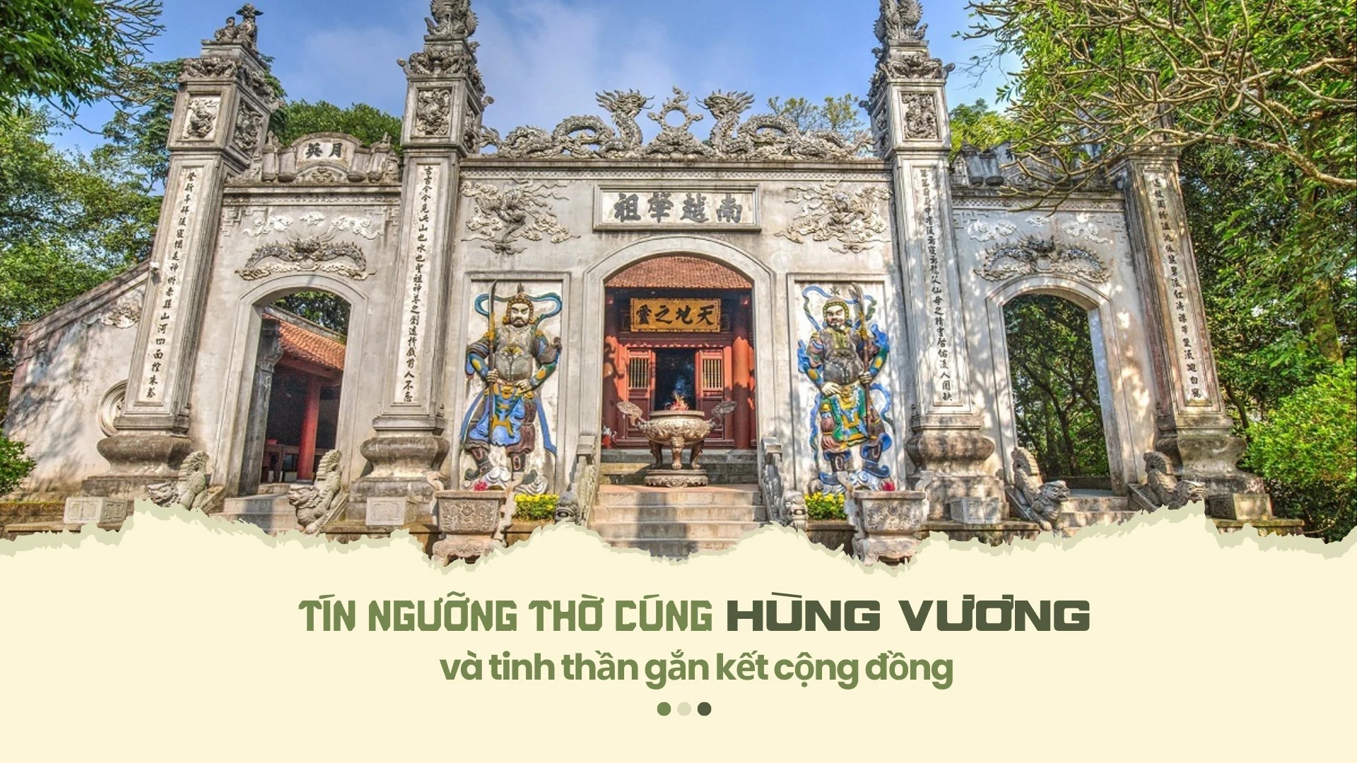 Tín ngưỡng thờ cúng Hùng Vương và tinh thần gắn kết cộng đồng Tín ngưỡng thờ cúng Hùng Vương và tinh thần gắn kết cộng đồng