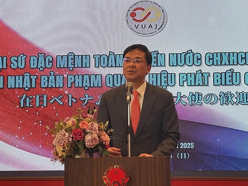 Vietnamese Ambassador to Japan Pham Quang Hieu speals at the event (Photo: VNA) Vietnamese Ambassador to Japan Pham Quang Hieu speals at the event (Photo: VNA)