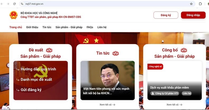 Giao diện Cổng thông tin điện tử. Giao diện Cổng thông tin điện tử.