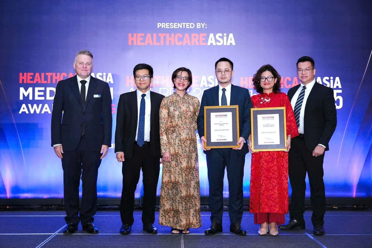 Vinmec là hệ thống y tế đầu tiên tại Việt Nam được vinh danh tại Healthcare Asia Awards 2025 Vinmec là hệ thống y tế đầu tiên tại Việt Nam được vinh danh tại Healthcare Asia Awards 2025