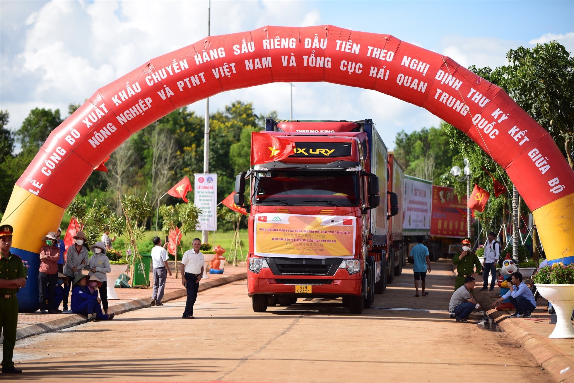 Sầu riêng Việt Nam xuất khẩu chính ngạch sang Trung Quốc. (Ảnh: KT) Sầu riêng Việt Nam xuất khẩu chính ngạch sang Trung Quốc. (Ảnh: KT)