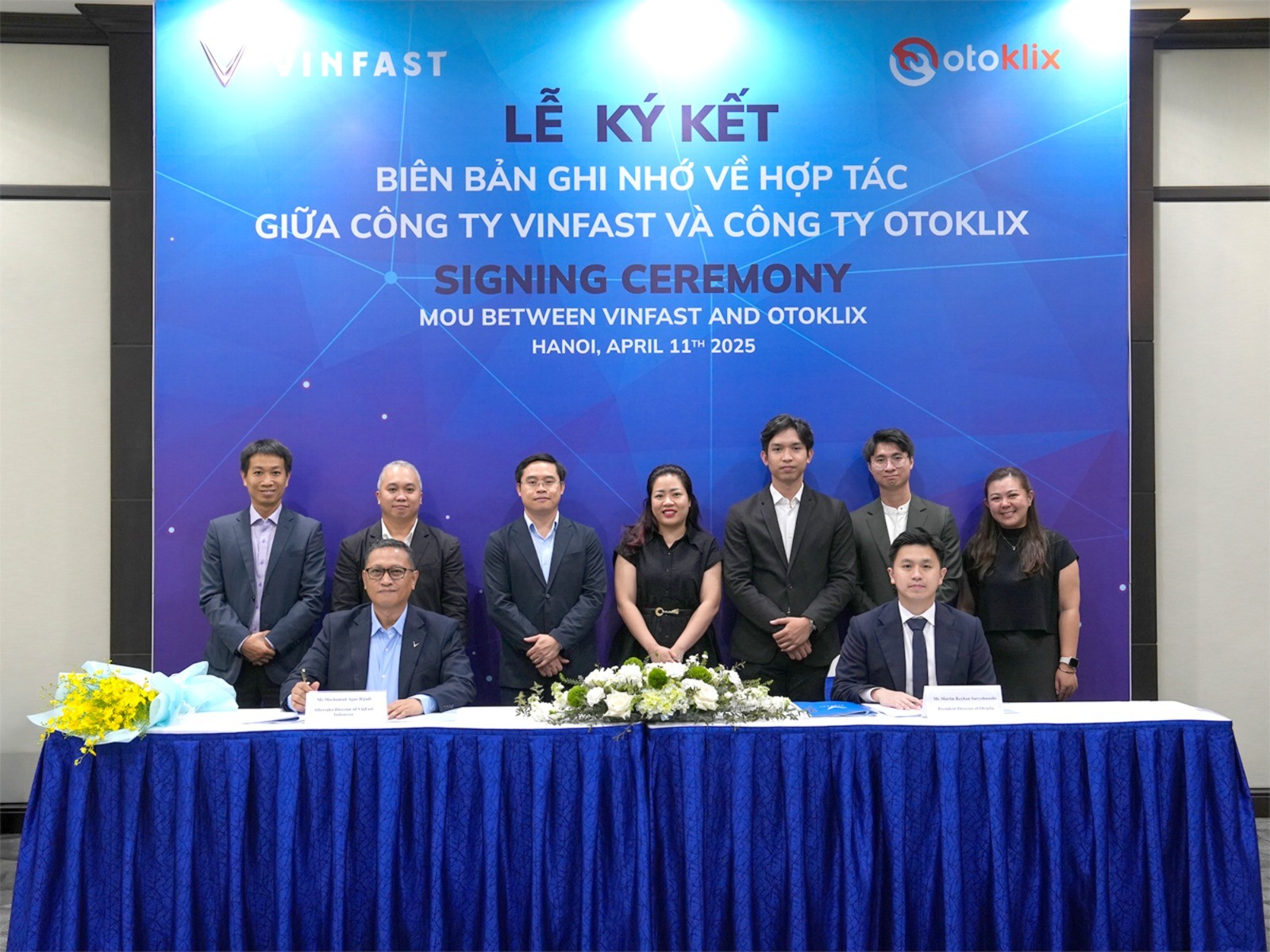 Hai bên sẽ tích cực thảo luận về các cơ hội hợp tác kinh doanh, chia sẻ thông tin và hoạt động tiếp thị liên quan đến dịch vụ hậu mãi đối với xe điện tại Đông Nam Á Hai bên sẽ tích cực thảo luận về các cơ hội hợp tác kinh doanh, chia sẻ thông tin và hoạt động tiếp thị liên quan đến dịch vụ hậu mãi đối với xe điện tại Đông Nam Á