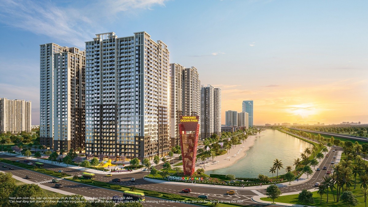 Toà tháp The Royce nằm ngay biểu tượng San Hô Đỏ dẫn vào Vinhomes Ocean Park Toà tháp The Royce nằm ngay biểu tượng San Hô Đỏ dẫn vào Vinhomes Ocean Park