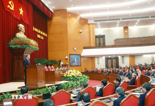 Bế mạc Hội nghị Trung ương 11 khóa XIII: Hội nghị lịch sử bàn quyết sách lịch sử Bế mạc Hội nghị Trung ương 11 khóa XIII: Hội nghị lịch sử bàn quyết sách lịch sử