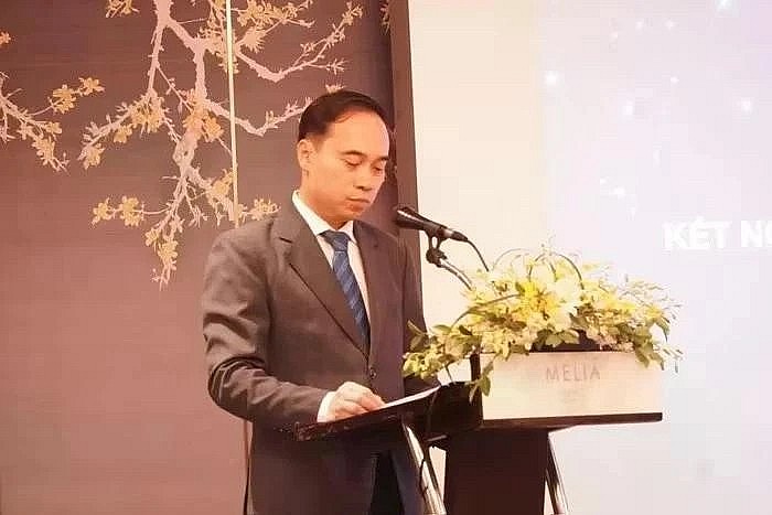 Dao Viet Anh, Head of the International Relations Department at the Vietnam Trade Promotion Agency, speaks at the conference. (Photo: VNA) Dao Viet Anh, Head of the International Relations Department at the Vietnam Trade Promotion Agency, speaks at the conference. (Photo: VNA)