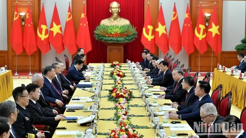 Tổng Bí thư Tô Lâm hội đàm với Tổng Bí thư, Chủ tịch nước Trung Quốc Tổng Bí thư Tô Lâm hội đàm với Tổng Bí thư, Chủ tịch nước Trung Quốc