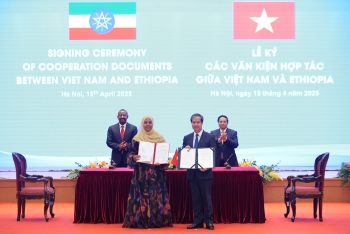 Việt Nam và Ethiopia ký kết nhiều văn kiện hợp tác quan trọng
