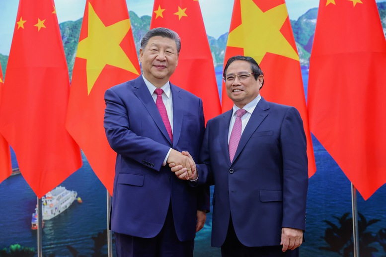 Tuyên bố chung Việt Nam - Trung Quốc về việc tiếp tục làm sâu sắc quan hệ Đối tác hợp tác chiến lược toàn diện, thúc đẩy xây dựng Cộng đồng chia sẻ tương lai Việt Nam - Trung Quốc có ý nghĩa chiến lược- Ảnh 3.