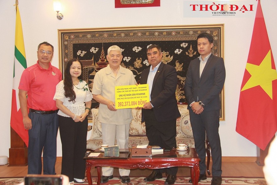 Nearly VND 400 million Donated to Support Myanmar Deal with Earthquake Consequences Nearly VND 400 million Donated to Support Myanmar Deal with Earthquake Consequences