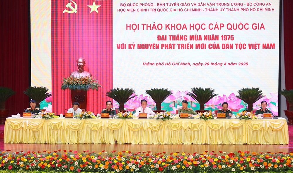 Hội thảo khoa học cấp quốc gia “Đại thắng mùa Xuân 1975 với kỷ nguyên phát triển mới của dân tộc Việt Nam” Hội thảo khoa học cấp quốc gia “Đại thắng mùa Xuân 1975 với kỷ nguyên phát triển mới của dân tộc Việt Nam”