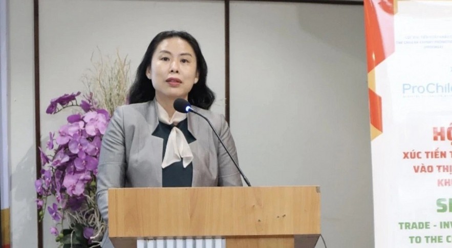 Ho Thi Quyen, Deputy Director of the Ho Chi Minh City Trade and Investment Promotion Center, speaks at the event (Photo: nhandan.vn) Ho Thi Quyen, Deputy Director of the Ho Chi Minh City Trade and Investment Promotion Center, speaks at the event (Photo: nhandan.vn)