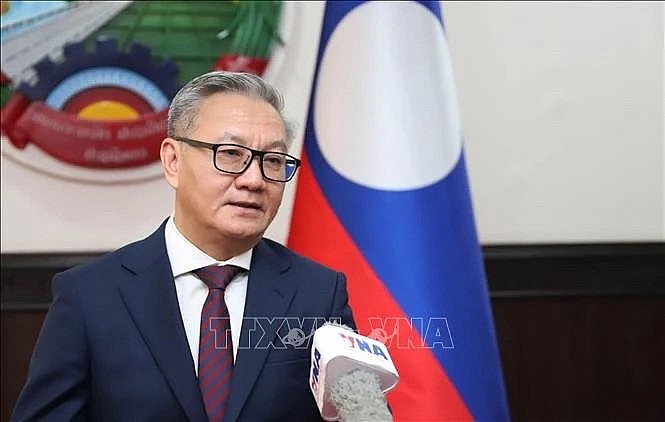 Lao Minister of Foreign Affairs Thongsavanh Phomvihane in an interview granted to the Vietnam News Agency (Photo: VNA) Lao Minister of Foreign Affairs Thongsavanh Phomvihane in an interview granted to the Vietnam News Agency (Photo: VNA)