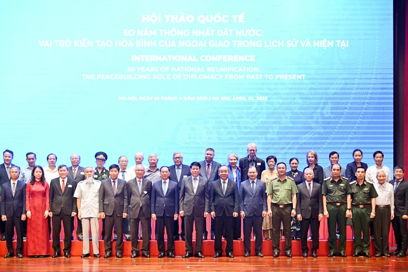 Phát biểu của Chủ tịch nước Lương Cường tại Hội thảo Quốc tế: "50 năm thống nhất đất nước: Vai trò kiến tạo hòa bình của ngoại giao trong lịch sử và h Phát biểu của Chủ tịch nước Lương Cường tại Hội thảo Quốc tế: "50 năm thống nhất đất nước: Vai trò kiến tạo hòa bình của ngoại giao trong lịch sử và h