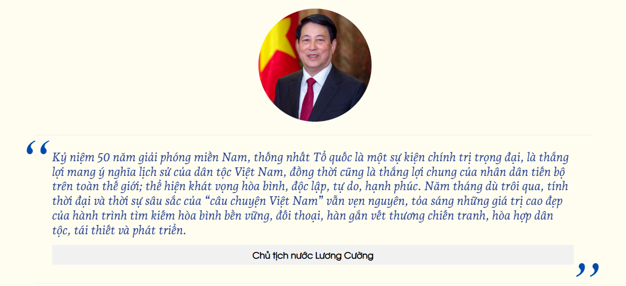 Phát biểu của Chủ tịch nước Lương Cường tại Hội thảo Quốc tế: "50 năm thống nhất đất nước: Vai trò kiến tạo hòa bình của ngoại giao trong lịch sử và h Phát biểu của Chủ tịch nước Lương Cường tại Hội thảo Quốc tế: "50 năm thống nhất đất nước: Vai trò kiến tạo hòa bình của ngoại giao trong lịch sử và h