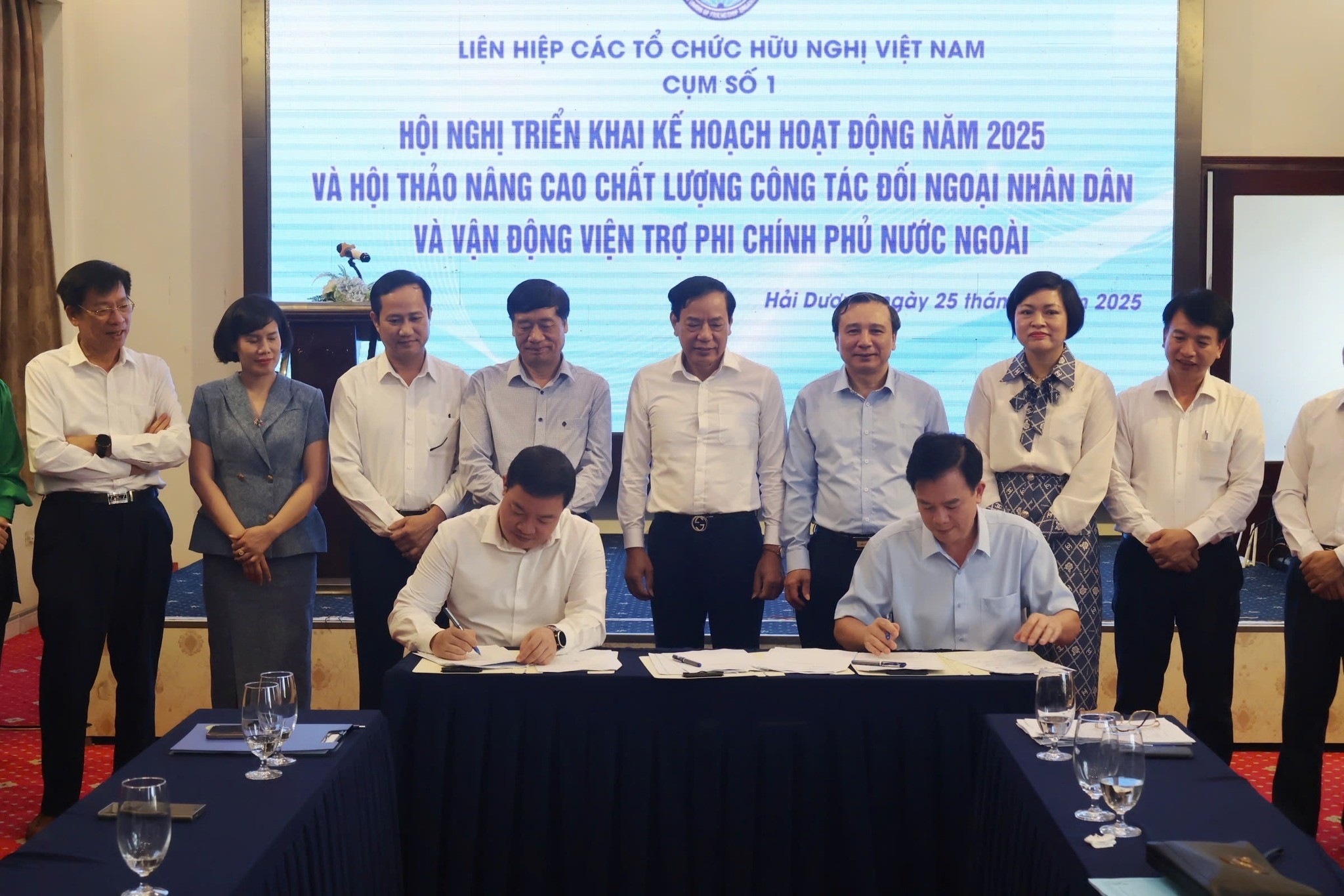 Tăng cường liên kết, nâng cao hiệu quả công tác đối ngoại nhân dân và vận động viện trợ phi chính phủ nước ngoài Cụm thi đua số 1: chia sẻ kinh nghiệm thực tiễn nhằm nâng cao hiệu quả hoạt động ĐNND