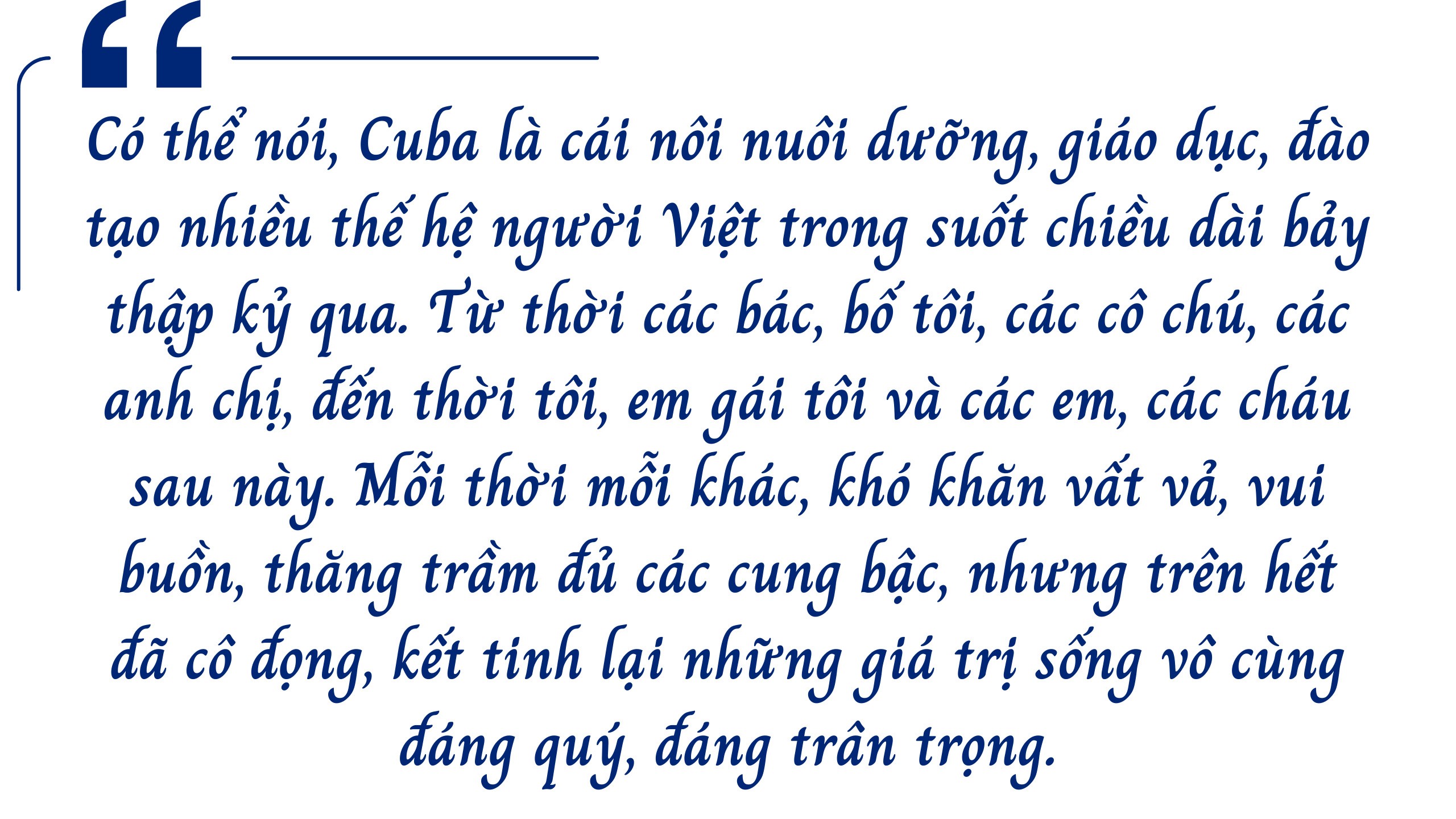 Cuba - Kỷ niệm một thời một đời in dấu Cuba - Kỷ niệm một thời một đời in dấu